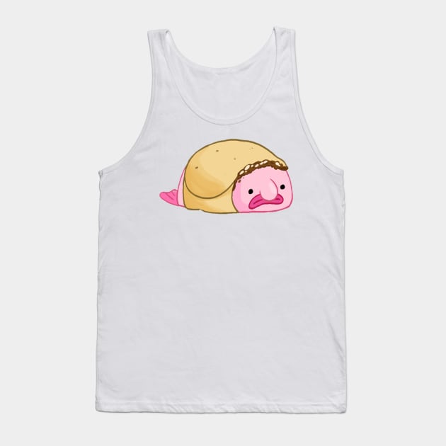 Burrito Blobfish Tank Top by JustBlobvis